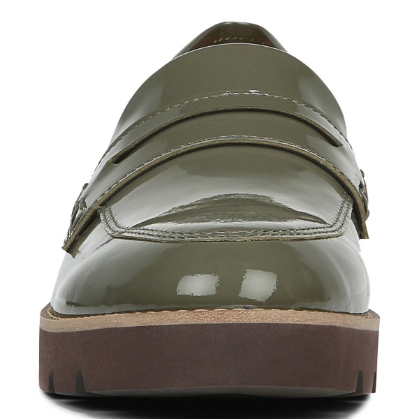 Vionic Loafers Ireland - Cheryl Loafer Olive - Womens Shoes Discount | TGHSQ-6074